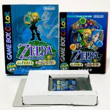 ゲームボーイ カラー専用 ゼルダの伝説 ふしぎの木の実 時空の章 痛みあり GameBoy Color The Legend of Zelda Oracle of Ages CIB Tested_画像1