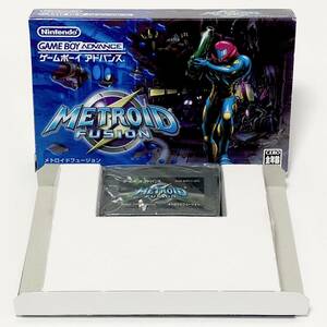 ゲームボーイアドバンス メトロイド フュージョン 箱説付き 痛みあり 任天堂 Nintendo GameBoy Advance Metroid Fusion CIB Tested