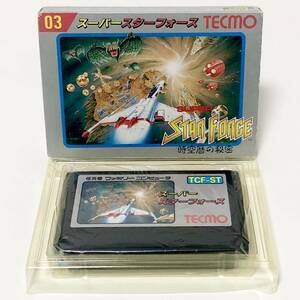 ファミコン スーパースターフォース 箱説付き 痛みあり テクモ レトロゲーム Nintendo Famicom Super Star Force CIB Tested Tecmo