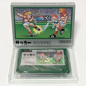 ファミコン サッカー 箱説付き 痛みあり 動作確認済み 任天堂 レトロゲーム Nintendo Famicom Soccer CIB Tested