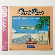 LD レーザーディスク アウトラン 帯付き 痛みあり セガ ソニービデオソフトウェア LaserDisc OutRun Sega Sony Video Software_画像4