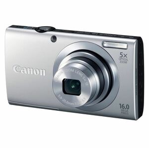 Canon デジタルカメラ PowerShot A2400IS シルバー 1600万画素 光学5倍ズーム PSA2400IS 