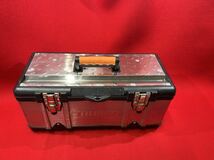 【中古品】トラスコ TORUSCO ステンレス工具箱 ツールボックス ステンレス 工具箱 DIY ハードケース 道具箱_画像2
