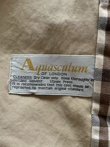 Aquascutum アクアスキュータム トレンチコート ビンテージ良品_画像7