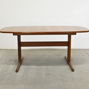デンマーク Dyrlund チーク材 エクステンションテーブル 60年代ヴィンテージ/ウェグナー フィンユール アルネヴォッダー ハンスオルセンの画像2