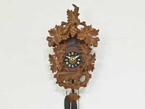 西ドイツ製 木製 機械式 鳩時計 難あり/シュナイダー シュヴァルツヴァルト 黒い森 カッコー POPPO 壁掛け REGULA アンティーク