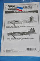 プロモデラー 1/48 アメリカ陸軍B-17G デカール スケールマスター Promodeler 1/48 B-17G Flying Fortress Decal B-17 Scale Master Decals_画像3