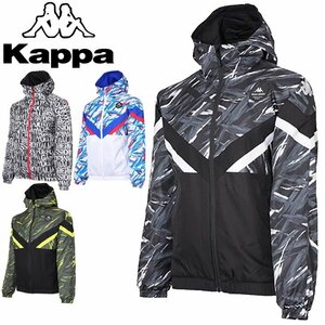 【メンズ／Ｏサイズ】　Kappa／カッパ　（KFA52WT21）　ウィンドジャケット／ウィンドブレーカー　（BK1／ブラック）　撥水加工