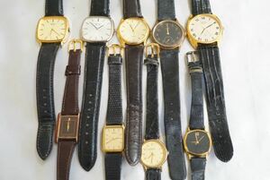 F73 全てSEIKO/セイコー 腕時計 9点セット クォーツ アクセサリー メンズ レディース 大量 まとめて おまとめ まとめ売り ジャンク品