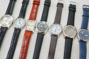 F233 メンズ 腕時計 QUARTZ/クオーツ ヴィンテージ アクセサリー 大量 セット まとめて おまとめ まとめ売り 色々 不動品