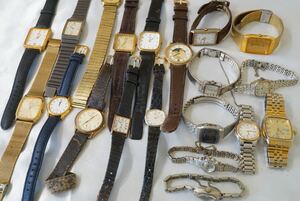 F285 全てSEIKO/セイコー 腕時計 20点セット クォーツ アクセサリー メンズ レディース 大量 まとめて おまとめ まとめ売り ジャンク品