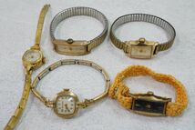 F490 SEIKO/CITIZEN他 ブランド ゴールドカラー 手巻き 腕時計 ヴィンテージアクセサリー アンティーク 大量 まとめて おまとめ ジャンク品_画像1