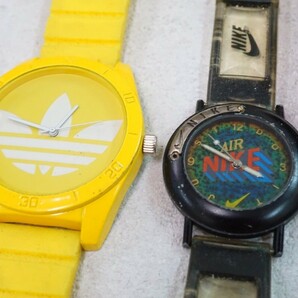 F357 NIKE/ナイキ adidas/アディダス メンズ レディース 腕時計 アクセサリー クォーツ 大量 まとめて おまとめ まとめ売り ジャンク品の画像2