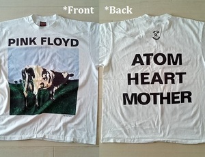 ★［ ＸL ］「 Pink Floyd Atom Heart Mother ピンクフロイド 原子心母 バンド ビンテージスタイル プリントTシャツ 」新品