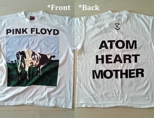 ★［ L ］「 Pink Floyd Atom Heart Mother ピンクフロイド 原子心母 バンド ビンテージスタイル プリントTシャツ 」新品