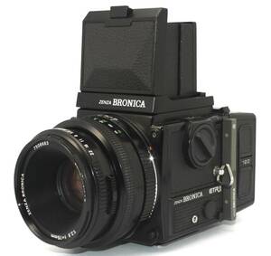 【美品】 ZENZA BRONICA ゼンザブロニカ ETRSi 75mm F2.8レンズ PE