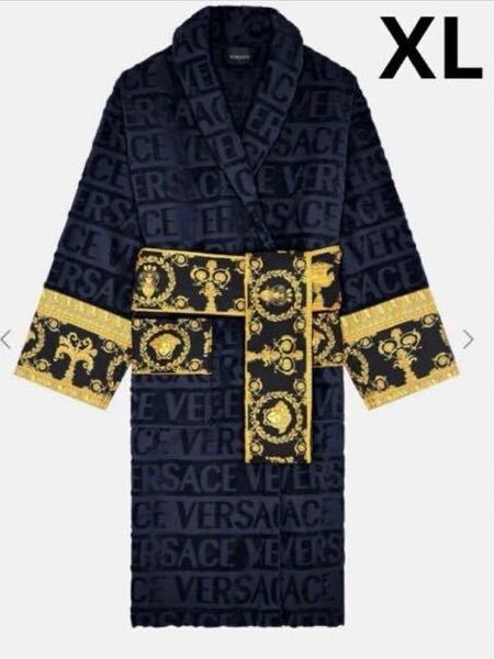 VERSACE BAROQUE バロッコ プリント コットンバスローブ XL