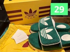 Gucci adidas GG Platform Sandal Green 29㎝