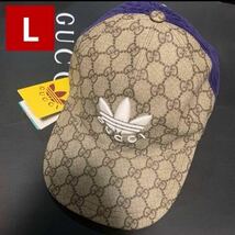 adidas x Gucci double-sided baseball hat コーデュロイ_画像1