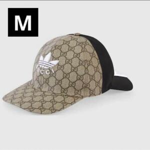 adidas x Gucci double-sided baseball hat ブラックM