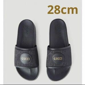 Gucci グッチ オフ ザ グリッド スライド GG柄 ブラック28㎝の画像1