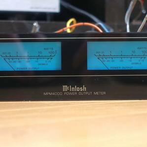 ★McIntosh MPM4000 綺麗なイルミ LED仕様 取付説明書（配線図付）マッキントッシュ パワーアウトプットメーター★の画像2