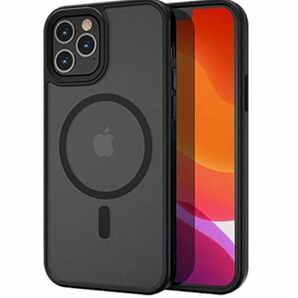 iPhone 11 ProMax用ケース 半透明 マグネット搭載 ワイヤレス充電