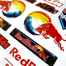 MotoGP RACING REDBULL TEAM レッドブル アクセサリー ステッカー シール デカール 　KTM　防水。_画像3