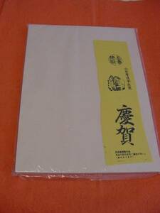 書道専門家向き　漢字用半紙　　慶賀　１００枚 　未晒