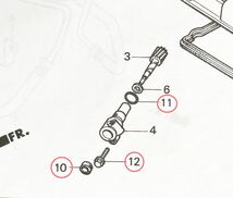 送料無料 ホンダ純正新品 CBX400F CBX550F タコメーター ギアキャップ オイルシール Oリング ボルト セットエンジン メーターギア BEET 92A_画像2