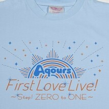 ”ラブライブ! サンシャイン!! Aqours First LoveLive! ～Step! ZERO to ONE” 2017年横浜アリーナ / Tシャツ　_画像2