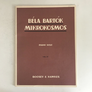 [楽譜] BELA BARTOK - Mikrokosmos Vol.4 piano solo バルトーク・ベーラ/gb