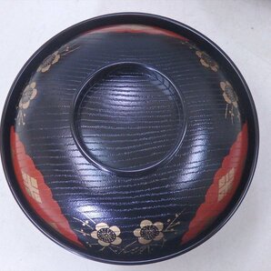 ★未使用【煮物椀5客 紙箱入り】直径13.8×蓋込み高さ9.5cm 懐石料理 茶事 和食器 大ぶり 赤だしや汁椀にも！の画像3