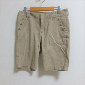 P085　UNIQLO　ユニクロ　ベージュ　ハーフパンツ　W76　【メ便】