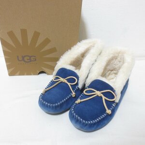 BN01　UGG　アグ　アレーナ　ショートブーツ　モカシン　ムートン　ミッドナイト　ブルー　2WAY　1004806　24cm