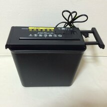 U541　ストレートカット　パーソナルシュレッダー　A4　5枚　10L　AS50SBK_画像2