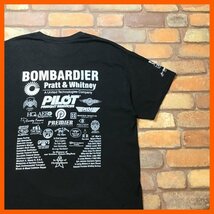 ME10-866★豪華デザイン★入手困難★【USAバイカーイベント Bikers For A Cure】ブラック 4点プリント 半袖 Tシャツ【メンズ XL】USA古着_画像4