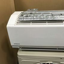 【中古品】3-44 HITACHI ヒタチ RAS-AJ22L W 白くまくん ルームエアコン 2021年製 室外機ユニット リモコン付 _画像4