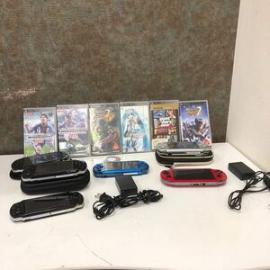 【中古品】3-57 PSP 本体6点 カセット 10点 おまとめ PlayStation KONAMI SEGA CAPCOM