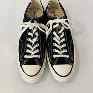 コンバース chuck Taylor チャックテイラー ct70 オールスター CONVERSE 三ツ星 OX ローカット LOW ブラック 28.5 us10の画像2