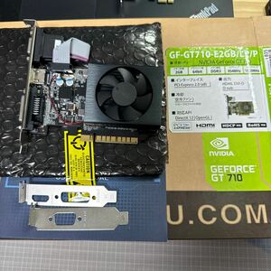 玄人思考 GF-GT710-E2GB/LP/P GeForce GT710 2GB