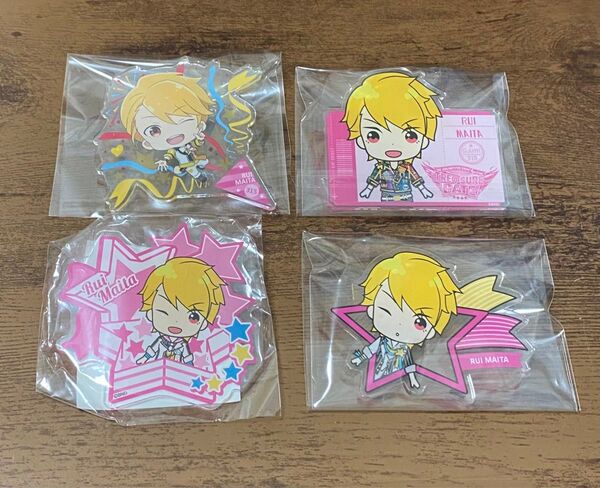 舞田類 Mマス アクリルバッジ4点 /sideM エムマス アイマス プロミ バッジ アイドルマスターsidem