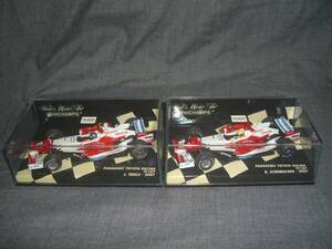 まとめて2台★PMA 1/43 ミニチャンプス PANASONIC TOYOTA RACING TF107 2007★R.Schumacher No.400 070011 / J.Trulli No.400 070012