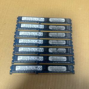 （141A）サーバー用　SK hynix 4GB 1Rx8 pc3L-12800E 7枚セット