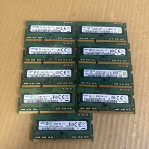 （142A）SAMSUNG ノートPC メモリ 4GB 1Rx8 PC3-12800S 9まい