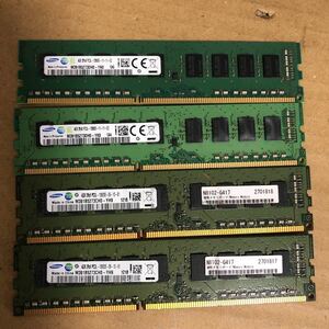 (802) used summarize samsung 4GB 2Rx8 PC3L-10600E 2 sheets 12800E 2 sheets server for memory 