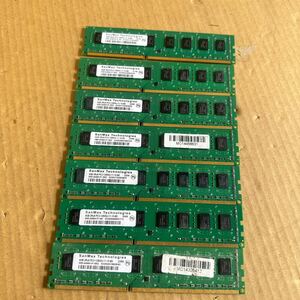 （999)SANMAX 2Rx8 PC3-12800U 4GB ７枚セット DDR3 デスクトップ用 メモリ 
