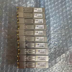 (19-07)Cisco GLC-T SFP module 30-1410-03 used Cisco 10 piece set 