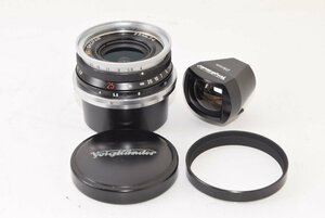 ★美品★ VOIGTLANDER フォクトレンダー SC SKOPAR 25mm F4 Sマウント + 25mmファインダー 2403006