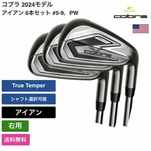 ★新品★送料無料★ コブラ Cobra Darkspeed アイアン 6本セット #5-9，PW 右用 True Temper